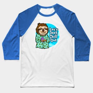 CUTE FROM HOME Sloth Baseball T-Shirt